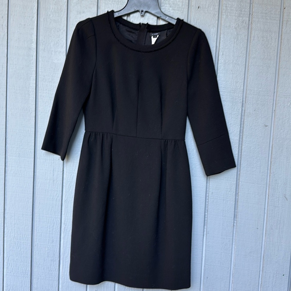 Jcrew Black Dress Size 2